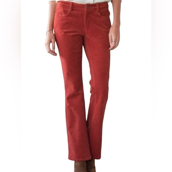 SUNDANCE Rust Nicole Corduroy Pants - Picture 1 of 5